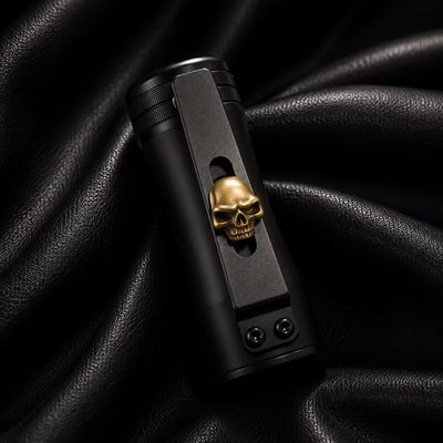 Bonza Pro Mech Emblem Brass Skull