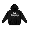 F*ck Disposables Ultra Thick Hoodie - Aluminium Pink / L